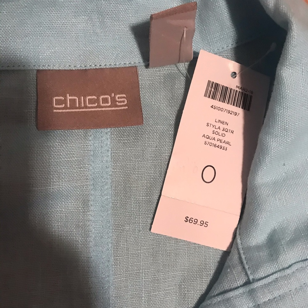 Chico’s linen jacket - Picture 4 of 10